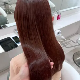 ロング カラー Parve Mix 森 美遥🇰🇷🩶のヘアスタイル