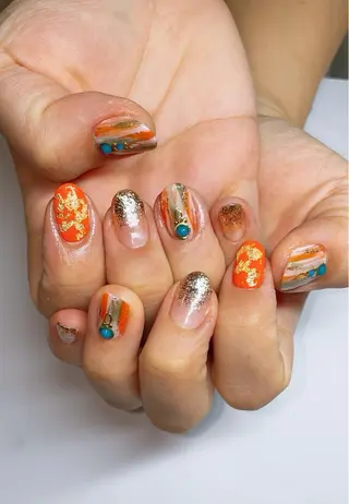 ネイル VIERU 🌈🎀💖のネイルデザイン