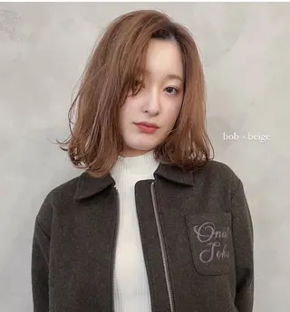 ミディアム tete nico所属・似合わせ/ヘアカラー nanami🌸のヘアスタイル