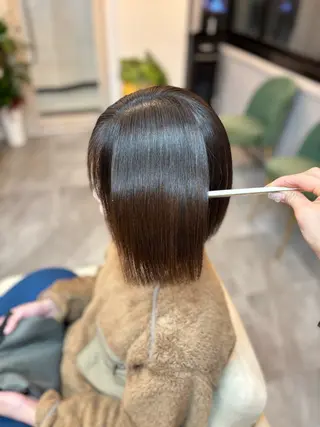 ショート 縮毛矯正 髪質改善🎀カノンのヘアスタイル