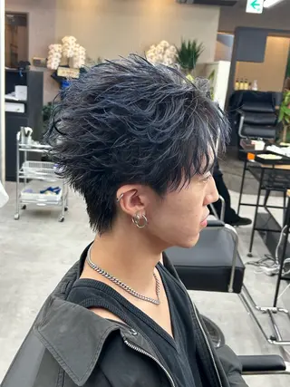 ショート カラー パーマ メンズ キッズ 【メンズ特化】 🔥栁沼 遼眞🔥のヘアスタイル