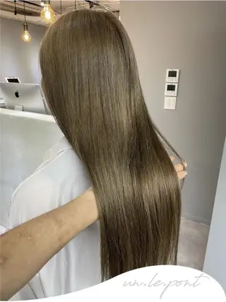 ロング カラー un.le.pont ルカ 🎨のヘアスタイル