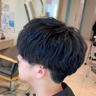 ヘアアレンジ メンズ 王道メンズカット/ 寒色カラー/僚汰のヘアスタイル