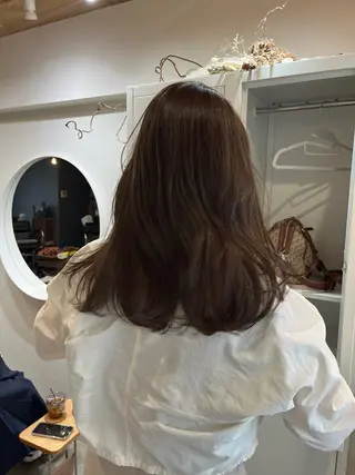 セミロング カラー CLOVE所属・下石怜子/レイヤー/ 透明感カラーのヘアスタイル