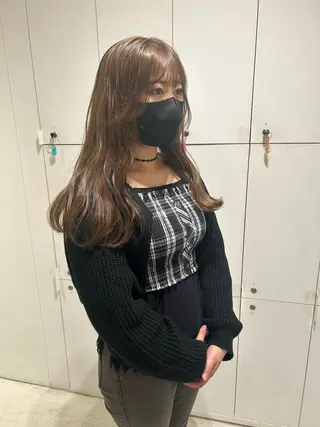 ロング カラー 透明感カラー🫧 nanohaのヘアスタイル