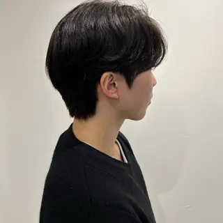 ショート パーマ メンズ 田中 遥陽のヘアスタイル