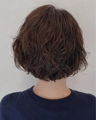 ショート カラー パーマ The book hand salon所属・伊藤 さやかのヘアスタイル