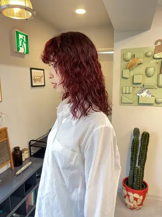 ミディアム パーマ MEY HAIR / CURLYS所属・丁寧なカウンセリング 🌿KENTA🌿のヘアスタイル