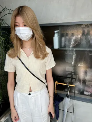 ロング カラー 誰よりも丁寧なカット 🍀小林輝のヘアスタイル