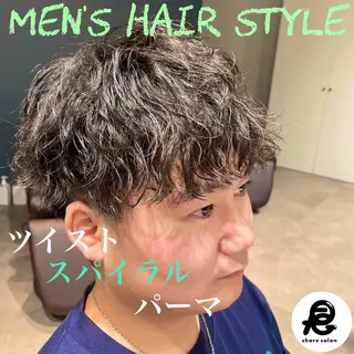 パーマ メンズ 『メンズ専門』 悠貴のヘアスタイル