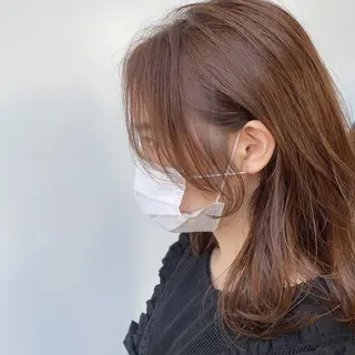 セミロング 誰よりも丁寧なカット 🍀小林輝のヘアスタイル