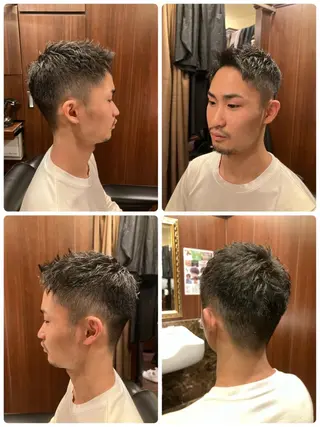 ショート メンズ BroTokyo Barbershop 銀座店所属・大河 たいがのヘアスタイル
