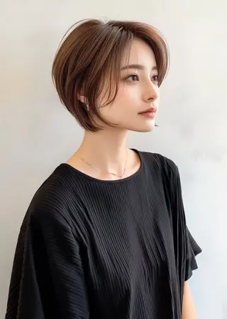 ショート nex the salon coall所属・🫧似合わせショート イシダ🫧のヘアスタイル