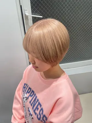 ショート カラー Zina【梅田】 /田中 沙弥のヘアスタイル