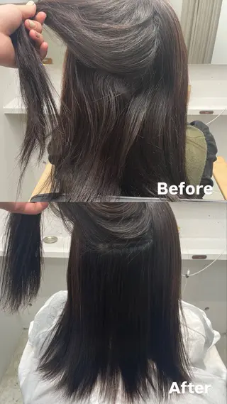 セミロング puro所属・カラーモデル 募集中❕まりんのヘアスタイル