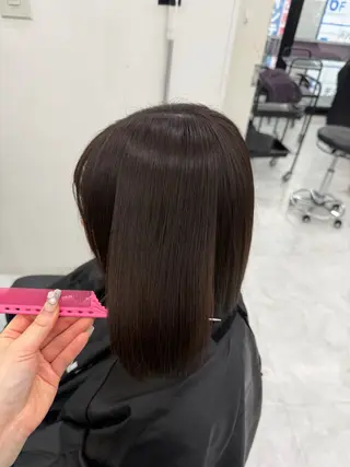 カラー 透ける透明感カラー 🤍anju🎀のヘアスタイル