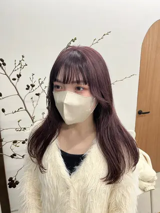 ロング カラー miyu /レイヤー/ブリーチのヘアスタイル