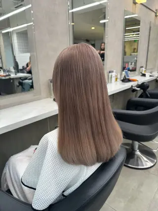 ミディアム カラー ヘアアレンジ Over hair所属・Over hair_ misakiのヘアスタイル