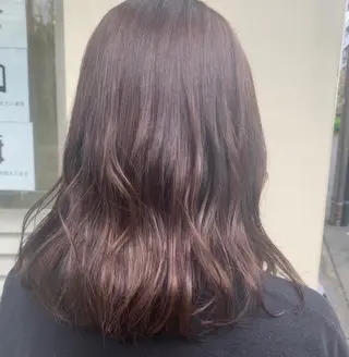 セミロング カラー ボブ/美髪矯正 /佐藤　奈巳のヘアスタイル