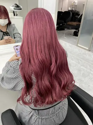 カラー ヘアアレンジ ロング 🪞SHE池袋 Official🪞のヘアスタイル