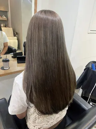 ロング カラー ✨🎨ブリーチなし 透明感カラー✨美友のヘアスタイル