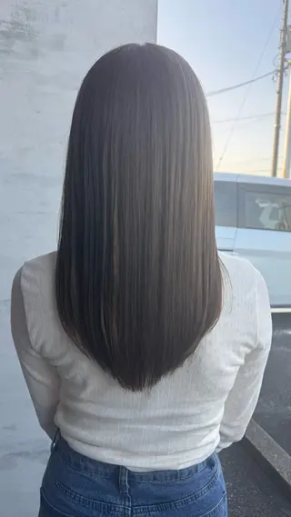ロング カラー/ 髪質改善/新吾ありさのヘアスタイル