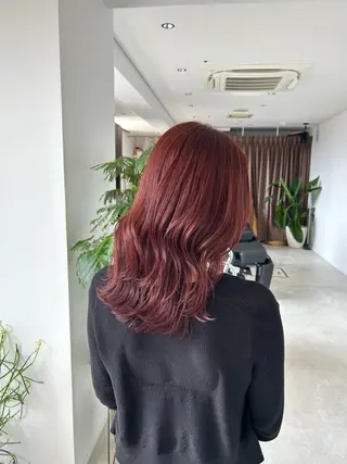 セミロング カラー ♡透明感/艶カラー /haruka♡のヘアスタイル