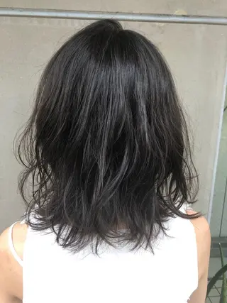 ミディアム パーマ Ways TOKYO所属・北間 寛哉のヘアスタイル