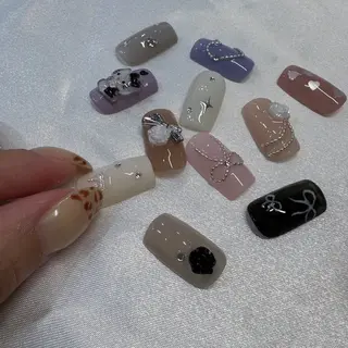 ネイル 韓国ネイル/ワンホン ネイル🎀表参道3分のネイルデザイン