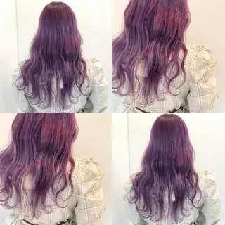 ロング カラー 暖色🩷透明感カラー ♡Maika♡のヘアスタイル