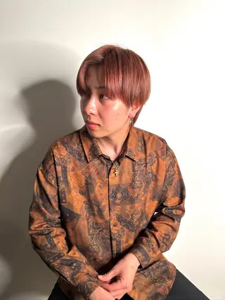 カラー メンズ 三浦 寛都のヘアスタイル