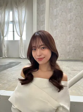 ロング カラー 🫧ナオ🫧 /韓国 ヘア/ マンツーマンのヘアスタイル