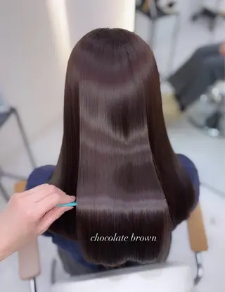 ロング カラー 艶髪・透明感カラー・ 韓国ヘア・Yuriのヘアスタイル