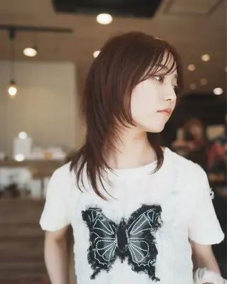 ハイレイヤー/ カラー/nanamiのヘアスタイル