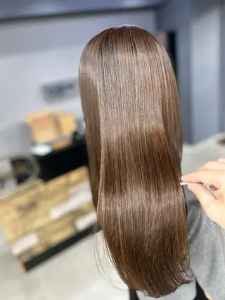 ロング カラー ヘアアレンジ VIM hairおもろまち店のヘアスタイル