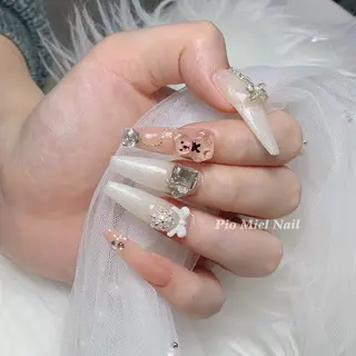 ネイル HANA 長さだしのネイルデザイン