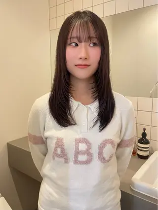 ロング ボブカットモデル/パ ーマ/harunaのヘアスタイル