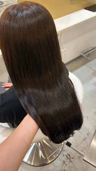 ロング 加賀谷 乙葉のヘアスタイル