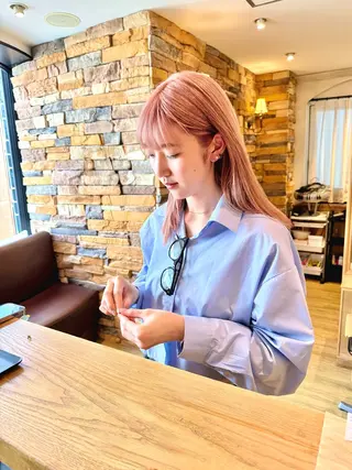 ミディアム カラー 千 田のヘアスタイル