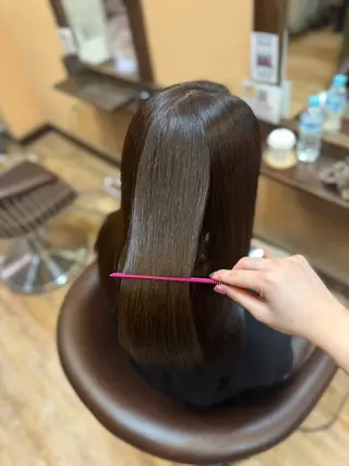 ロング moremuu所属・松村 舞桜のヘアスタイル