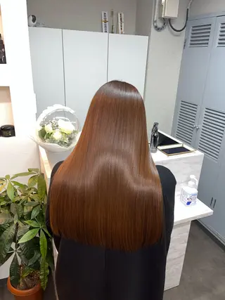 ロング カラー seta新宿所属・髪質改善/縮毛矯正 芹沢のヘアスタイル