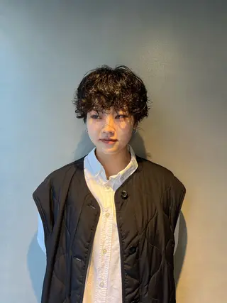 ショート パーマ 似合わせカラー🪩 SAYA 👗のヘアスタイル