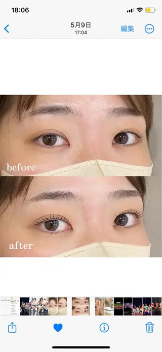 マツエク・マツパ アイブロウ platine 白金高輪所属・𝘮𝘰𝘺𝘶 .のマツエク・マツパデザイン