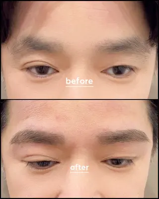 メンズ アイブロウ shall cocotteのマツエク・マツパデザイン