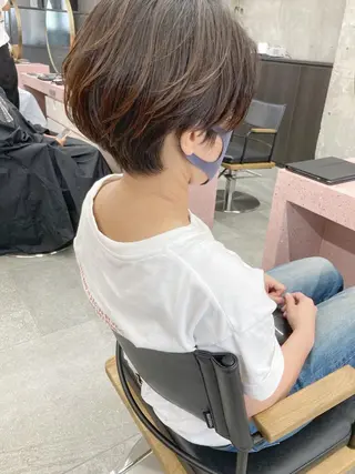 ショート カラー 小木曽智美 /ボブ/ショートのヘアスタイル