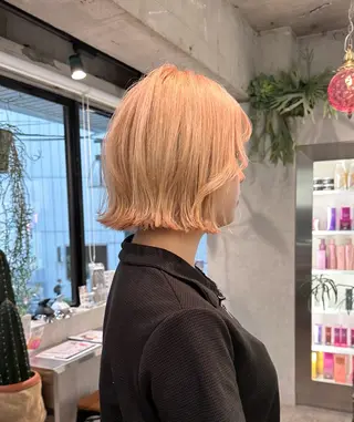 ミディアム カラー お洒落カジュアル🍃 まなとのヘアスタイル