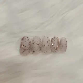 ネイル 💙🤍Tiary M🤍💙のネイルデザイン