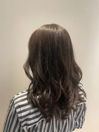 セミロング カラー 堀 ゆきみのヘアスタイル
