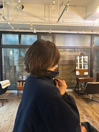 ショート 縮毛矯正/無料 ／emiのヘアスタイル