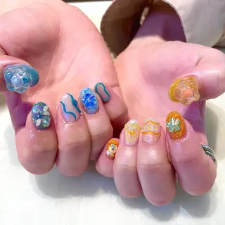 ネイル 新井 ひなののネイルデザイン